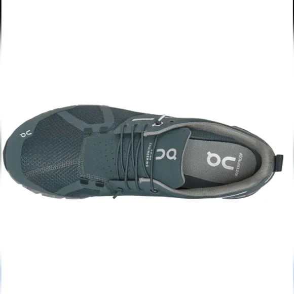 On CLOUD ON running TEAL SNEAKERS - Picture 2 of 9